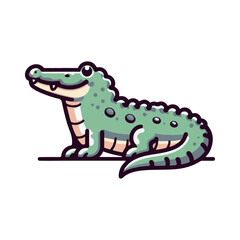 
crocodile illustration design