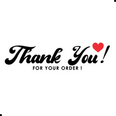 Thank You for Your Order. Elegant Thank You for Your Order Design with Stylish Graphics. Sophisticated Thank You for Your Purchase Image with Modern Elements. Chic Thank You for Your Order Graphic