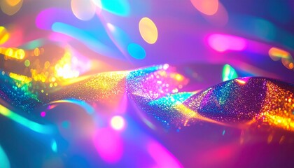 キラキララメのカラフル背景