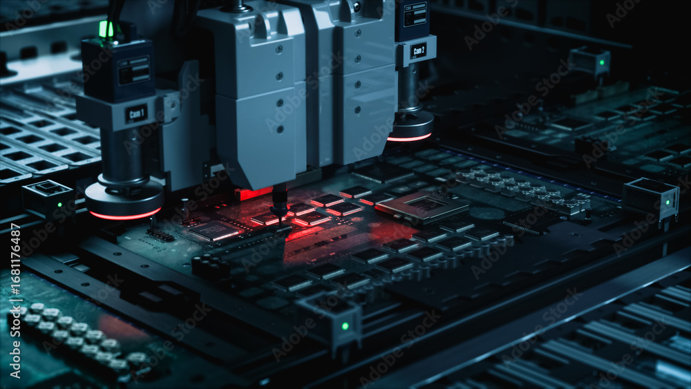 Poster advanced robotics execute automated microchip soldering using lithography-level precision, accelerat