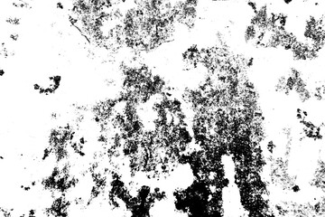 Abstract grunge black and white distressed texture torn crumpled industrial overlay background
