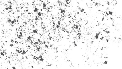 Abstract grunge distressed background with uneven textured overlay effect isolated on white for retro old style design