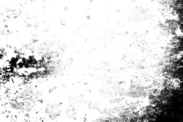 Abstract grunge black and white distressed texture torn crumpled industrial overlay background
