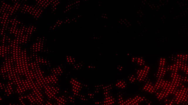 Binary Vortex Swirling Data Stream in Motion Loop Animated
