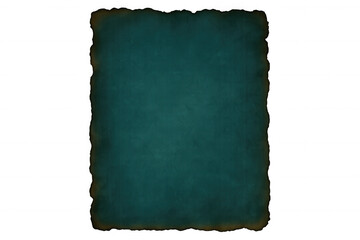 Old burnt paper with transparent background, perfect for representing concepts of history, time, and memories