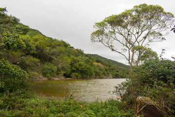 A view of Lagoa do Peri - South of Florianopolis island, Brazil
