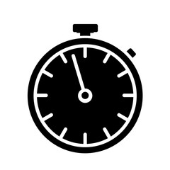 Stopwatch - flat vector icon