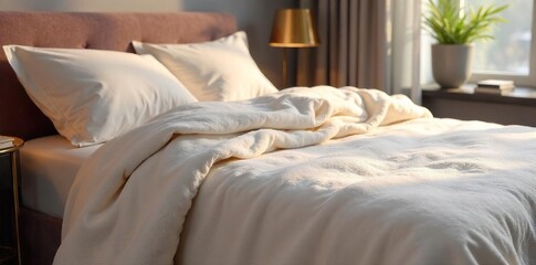 Luxurious plush mattress bedspread, soft texture, elegant drape, perfect for bedroom decor  Available in various colors and sizes for a cozy and stylish sleep space , comfortable, pink, mattress