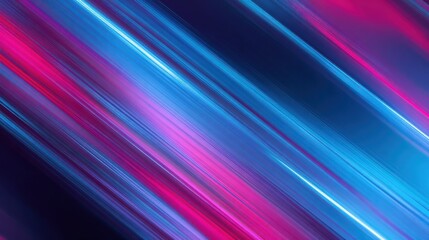 Abstract Neon Speed Lines: Dynamic Blue and Pink Streaks