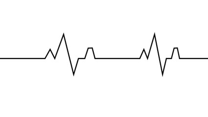 heartbeat graphs alive 4k Vector
