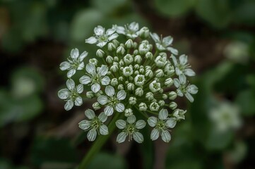 Delicate small flowers appearing at early springtime.