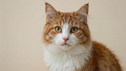 Obraz premium Detailed Tiger Cat Close-up