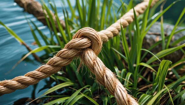 Heavy-duty coconut husk rope designed for strength and length