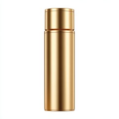 Elegant Gold Cosmetic Container Mockup Perfect for Luxury Product Packaging Design