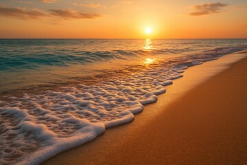 Ending of the wave's crest