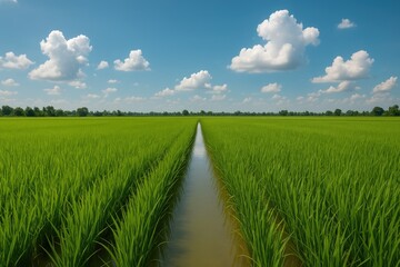The expansive landscape of cultivated rice terraces