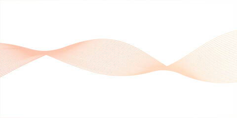 Minimal decorative abstract design with smooth flowing motion
