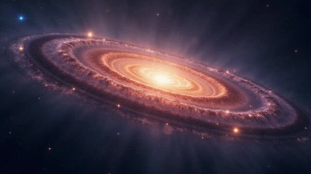 A cosmic galaxy of dust and gas.