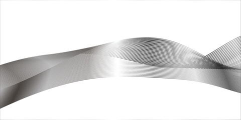 Elegant digital structure with abstract futuristic motion design