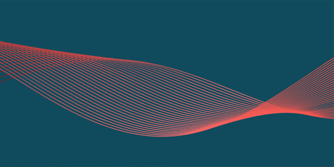 Modern abstract flowing mesh wave with smooth symmetry