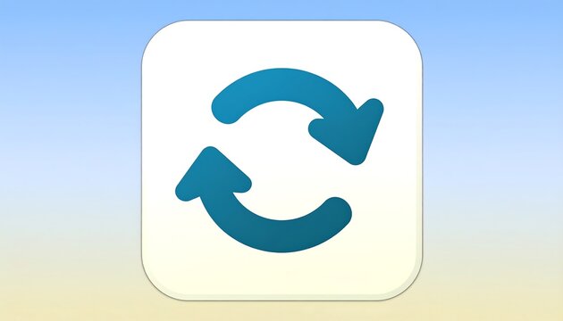 Simple refresh icon on a button