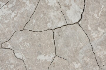 Obraz premium Cracked Surface of a Stone Wall