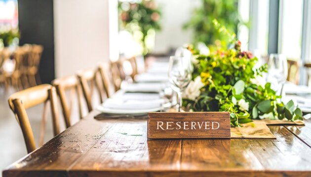 Rustic wedding reception table setting