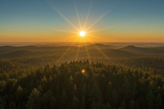 Fototapeta Rays of sunlight