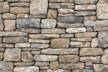 Fototapeta premium Natural stone wall texture with vintage design and abstract pattern background