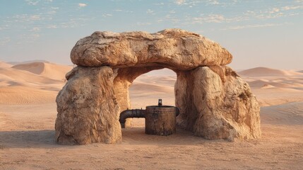Desert archway shelter