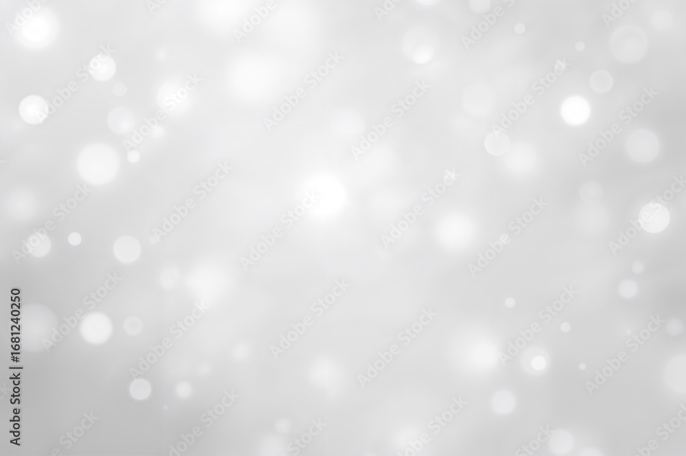 Poster soft blurred gray and white abstract background with light bokeh effects
