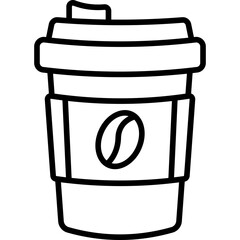 Coffee Cup Line Icon