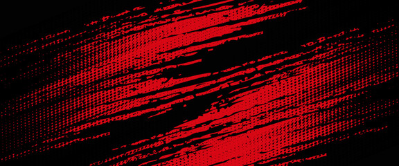 Fototapeta premium Background, contrast red and black color abstract template for business design. Technology style. You can use it for advertising, sports posters, templates, business presentations. Vector illustration