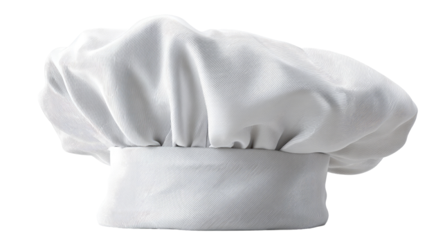 White chef's hat, full view (1)
