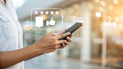 young woman holding a mobile phone