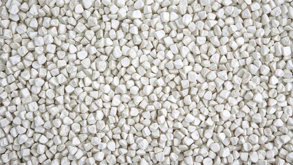 Texture of white marble chips for garden and floral decoration