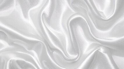 Fototapeta premium Smooth white satin surface
