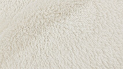 Soft white fleece material blanket texture, ideal for cold season interior decoration, featuring a blank area for writing.