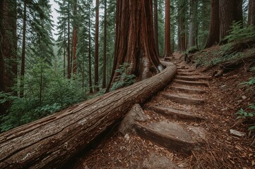 Dividing a Large Tree Branch by the Pathway