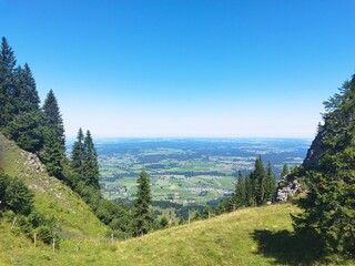Grandiose Aussicht vom Alpspitz im Allgäu