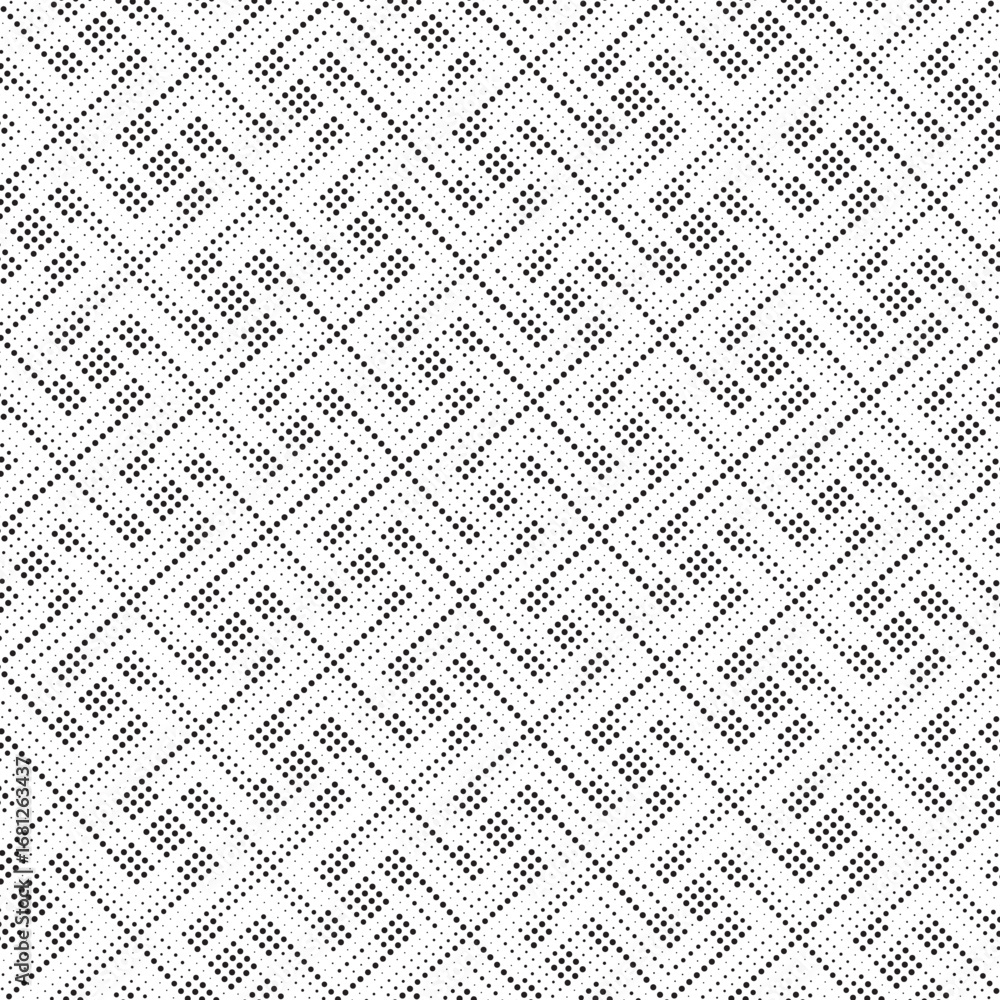 Poster halftone vector background. monochrome halftone pattern. abstract geometric dots background. pop art