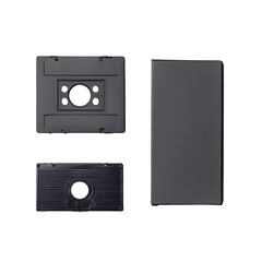 Obraz premium Retro Design Blank Cover Sleeve VHS Videocassette for Graphic Projects