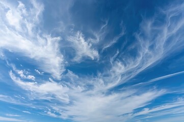 Beautiful View of the Sky with Clouds