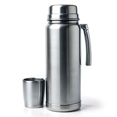 Stainless Steel Thermos Flask with Matching Cup insulated