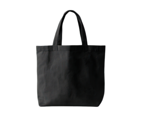 Dark gray tote bag, simple and plain