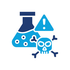 Chemical Safety glyph color icon