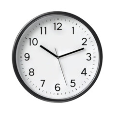 clock isolated on white background