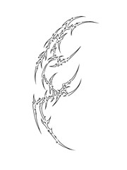 cybersigilism tattoo design for body