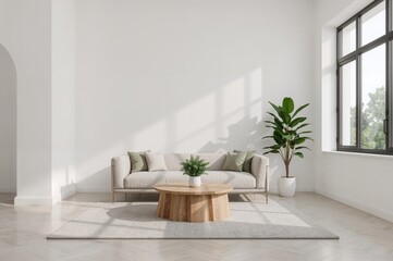 A one-time capture of an interior featuring a couch