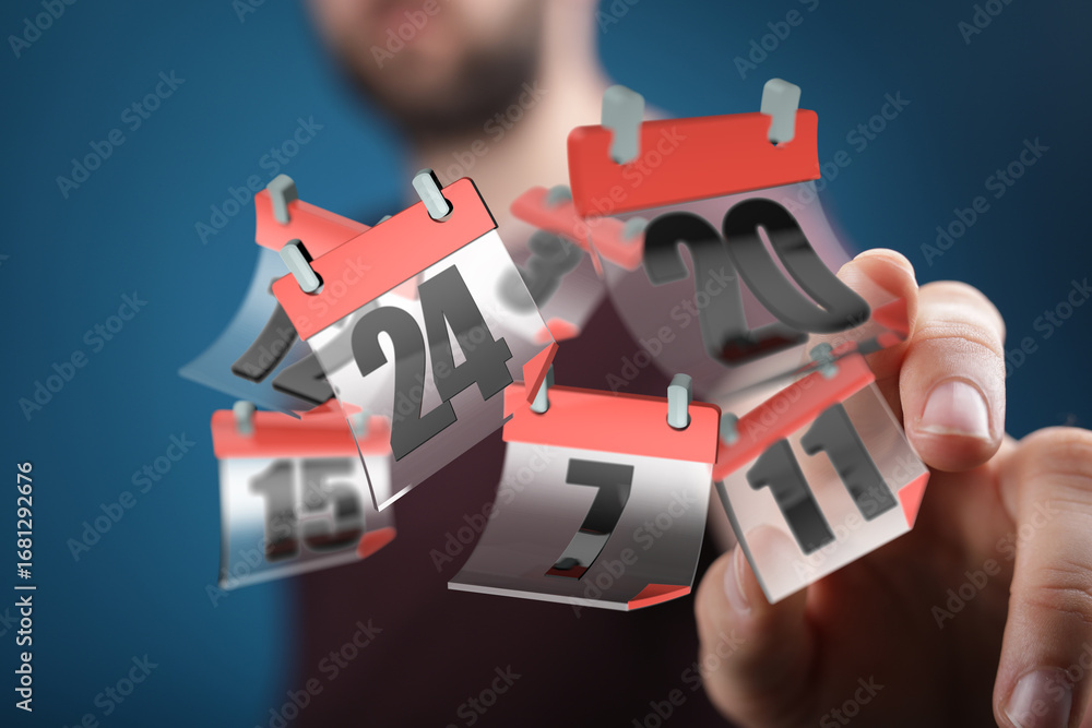 Poster effective time management strategies for juggling multiple deadlines. improve productivity and organ